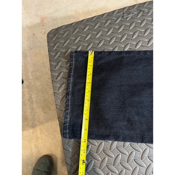 Vintage Y2K Fubu Denim Jumpsuit Zip Up Retro Blue Womens Size 16W Skater - Picture 10 of 11